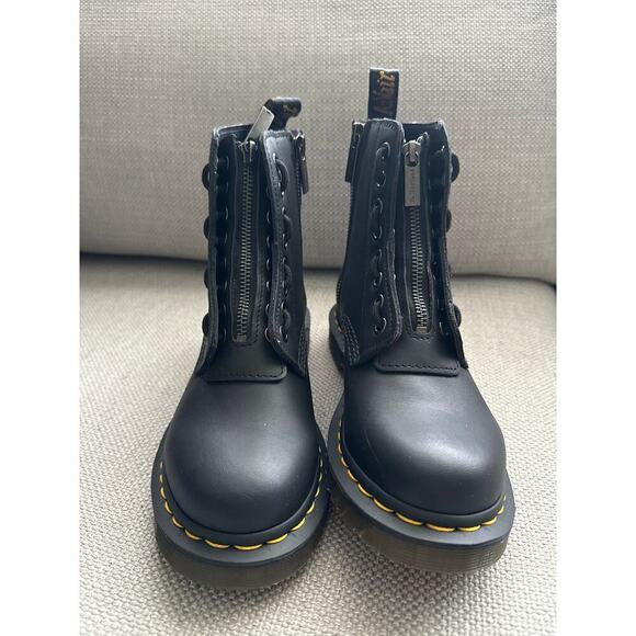 Dr Martens Women's 1460 Pascal Front Zip Boots Size US 5 - Picture 3 of 9